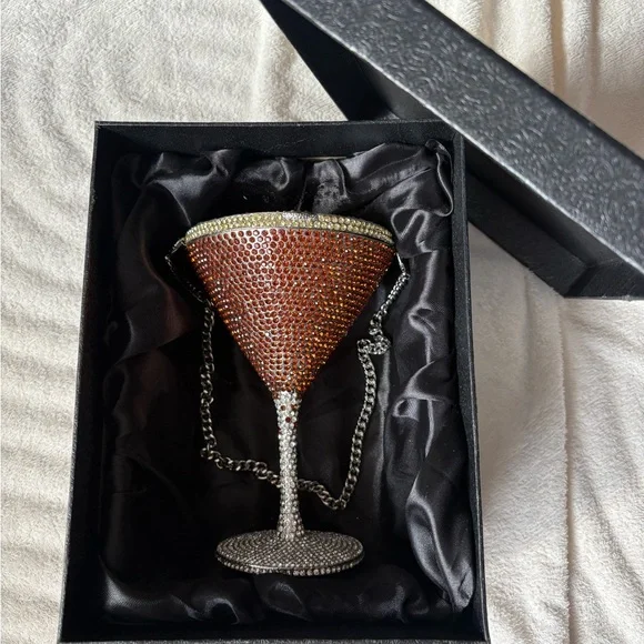 Espresso Martini Please Blinged Clutch Purse - Picture 8 of 12